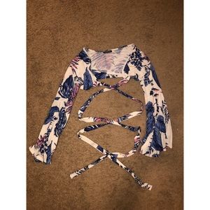 Wrap around shirt